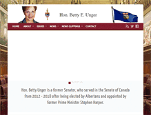 Tablet Screenshot of bettyunger.ca